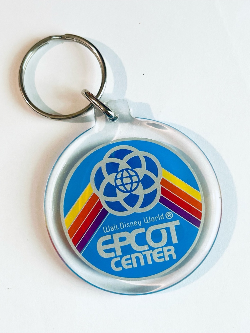 Walt Disney World EPCOT Center‎ Retro Keychain - Blue